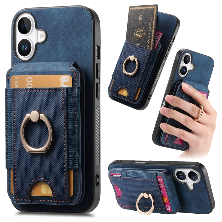 Retro Splitable Magnetic Stand Card Bag Leather Phone Case