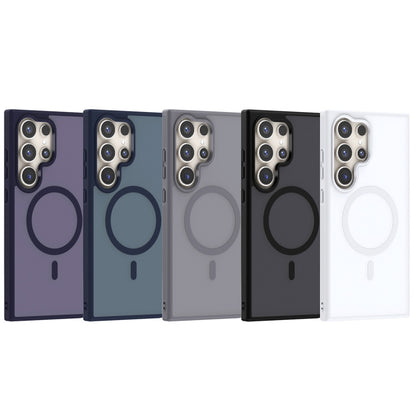 Transparent TPU Hybrid PC Magsafe Phone Case, For Samsung Galaxy S24 5G, For Samsung Galaxy S23 Ultra 5G, For Samsung Galaxy S23+ 5G, For Samsung Galaxy S23 5G, For Samsung Galaxy S22 Ultra 5G, For Samsung Galaxy S22+ 5G, For Samsung Galaxy S22 5G