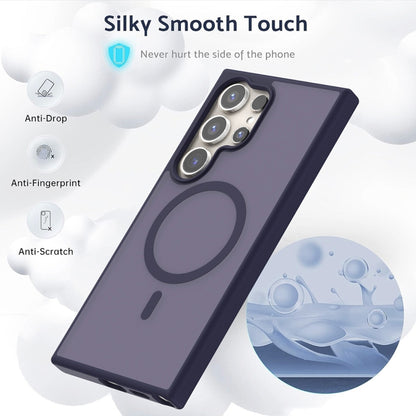 Transparent TPU Hybrid PC Magsafe Phone Case, For Samsung Galaxy S24 5G, For Samsung Galaxy S23 Ultra 5G, For Samsung Galaxy S23+ 5G, For Samsung Galaxy S23 5G, For Samsung Galaxy S22 Ultra 5G, For Samsung Galaxy S22+ 5G, For Samsung Galaxy S22 5G