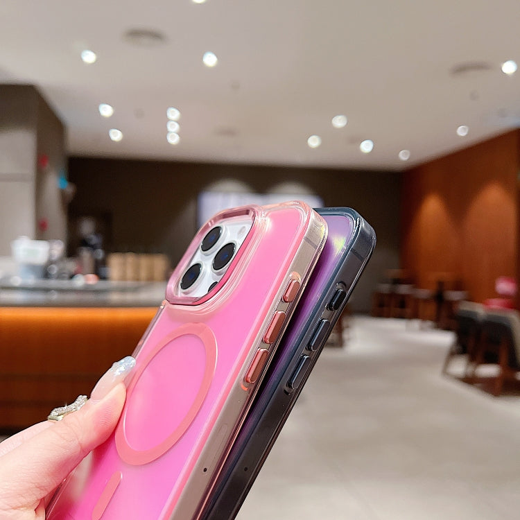 Bright Shadow  Magsafe Discoloration Phone Case with Wrist Strap