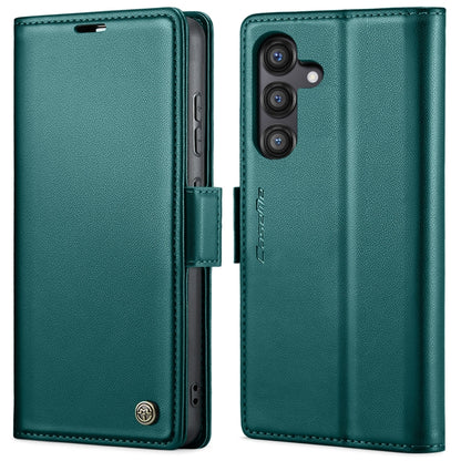 CaseMe 023 Butterfly Buckle Litchi Texture RFID Anti-theft Leather Phone Case, For Galaxy S25 Ultra 5G, For Galaxy S24 FE 5G