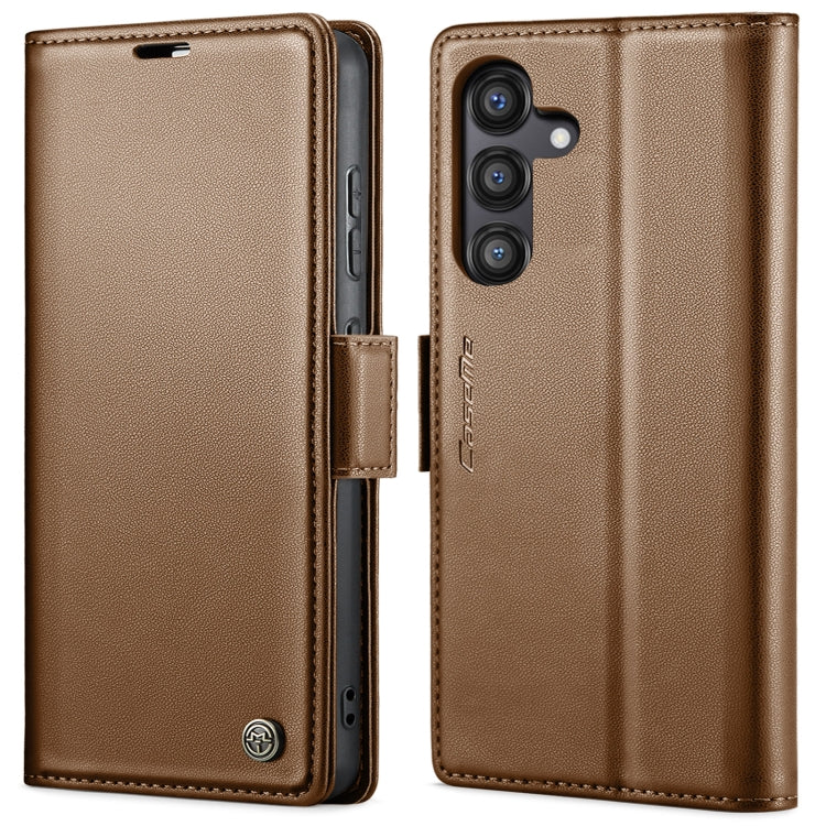 CaseMe 023 Butterfly Buckle Litchi Texture RFID Anti-theft Leather Phone Case, For Samsung Galaxy A36, For Samsung Galaxy S25 5G, For Samsung Galaxy S25+ 5G, For Samsung Galaxy S25 Ultra 5G, For Samsung Galaxy S24 FE 5G, For Samsung Galaxy A17