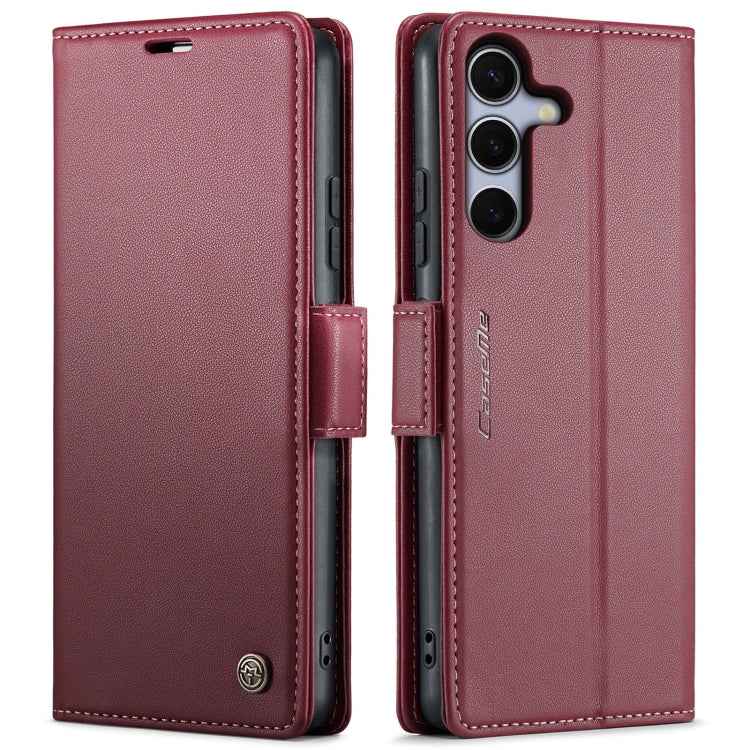 CaseMe 023 Butterfly Buckle Litchi Texture RFID Anti-theft Leather Phone Case, For Samsung Galaxy A36, For Samsung Galaxy S25 5G, For Samsung Galaxy S25+ 5G, For Samsung Galaxy S25 Ultra 5G, For Samsung Galaxy S24 FE 5G, For Samsung Galaxy A17