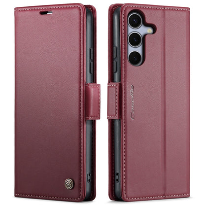 CaseMe 023 Butterfly Buckle Litchi Texture RFID Anti-theft Leather Phone Case, For Galaxy S25 FE 5G, For Galaxy Z Fold7, For Galaxy S25 Edge 5G, For Galaxy A56 5G, For Galaxy A26 5G, For Galaxy A36 5G, For Galaxy S25 5G, For Galaxy S25+ 5G