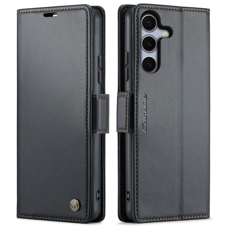 CaseMe 023 Butterfly Buckle Litchi Texture RFID Anti-theft Leather Phone Case, For Galaxy S25 FE 5G, For Galaxy Z Fold7, For Galaxy S25 Edge 5G, For Galaxy A56 5G, For Galaxy A26 5G, For Galaxy A36 5G, For Galaxy S25 5G, For Galaxy S25+ 5G