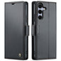 CaseMe 023 Butterfly Buckle Litchi Texture RFID Anti-theft Leather Phone Case, For Galaxy S25 FE 5G, For Galaxy Z Fold7, For Galaxy S25 Edge 5G, For Galaxy A56 5G, For Galaxy A26 5G, For Galaxy A36 5G, For Galaxy S25 5G, For Galaxy S25+ 5G