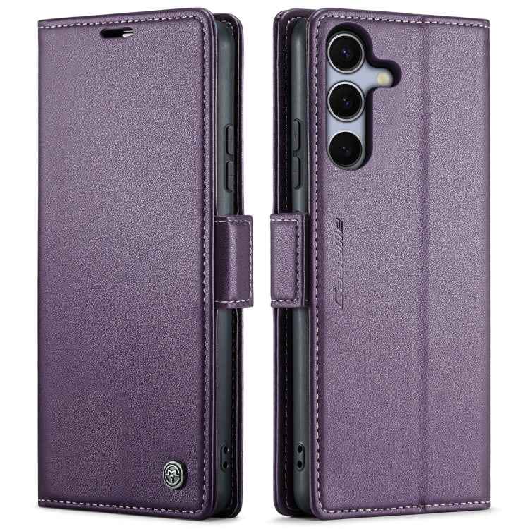 CaseMe 023 Butterfly Buckle Litchi Texture RFID Anti-theft Leather Phone Case, For Samsung Galaxy A36, For Samsung Galaxy S25 5G, For Samsung Galaxy S25+ 5G, For Samsung Galaxy S25 Ultra 5G, For Samsung Galaxy S24 FE 5G, For Samsung Galaxy A17