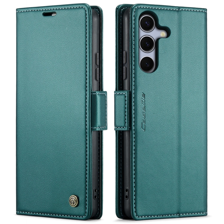 CaseMe 023 Butterfly Buckle Litchi Texture RFID Anti-theft Leather Phone Case, For Galaxy S25 FE 5G, For Galaxy Z Fold7, For Galaxy S25 Edge 5G, For Galaxy A56 5G, For Galaxy A26 5G, For Galaxy A36 5G, For Galaxy S25 5G, For Galaxy S25+ 5G