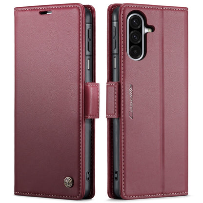 CaseMe 023 Butterfly Buckle Litchi Texture RFID Anti-theft Leather Phone Case, For Galaxy S25 FE 5G, For Galaxy Z Fold7, For Galaxy S25 Edge 5G, For Galaxy A56 5G, For Galaxy A26 5G, For Galaxy A36 5G, For Galaxy S25 5G, For Galaxy S25+ 5G