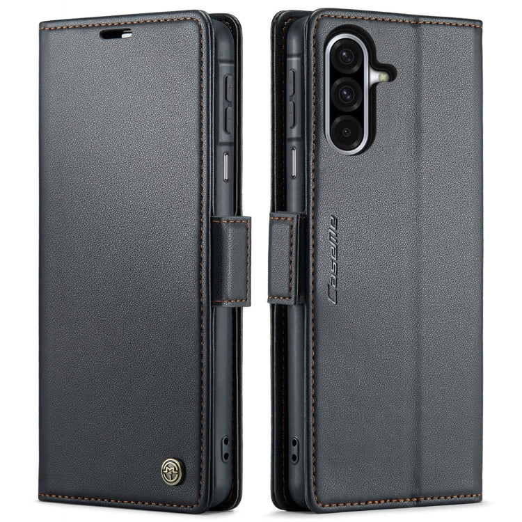 CaseMe 023 Butterfly Buckle Litchi Texture RFID Anti-theft Leather Phone Case, For Galaxy S25 FE 5G, For Galaxy Z Fold7, For Galaxy S25 Edge 5G, For Galaxy A56 5G, For Galaxy A26 5G, For Galaxy A36 5G, For Galaxy S25 5G, For Galaxy S25+ 5G