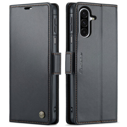 CaseMe 023 Butterfly Buckle Litchi Texture RFID Anti-theft Leather Phone Case, For Galaxy S25 FE 5G, For Galaxy Z Fold7, For Galaxy S25 Edge 5G, For Galaxy A56 5G, For Galaxy A26 5G, For Galaxy A36 5G, For Galaxy S25 5G, For Galaxy S25+ 5G