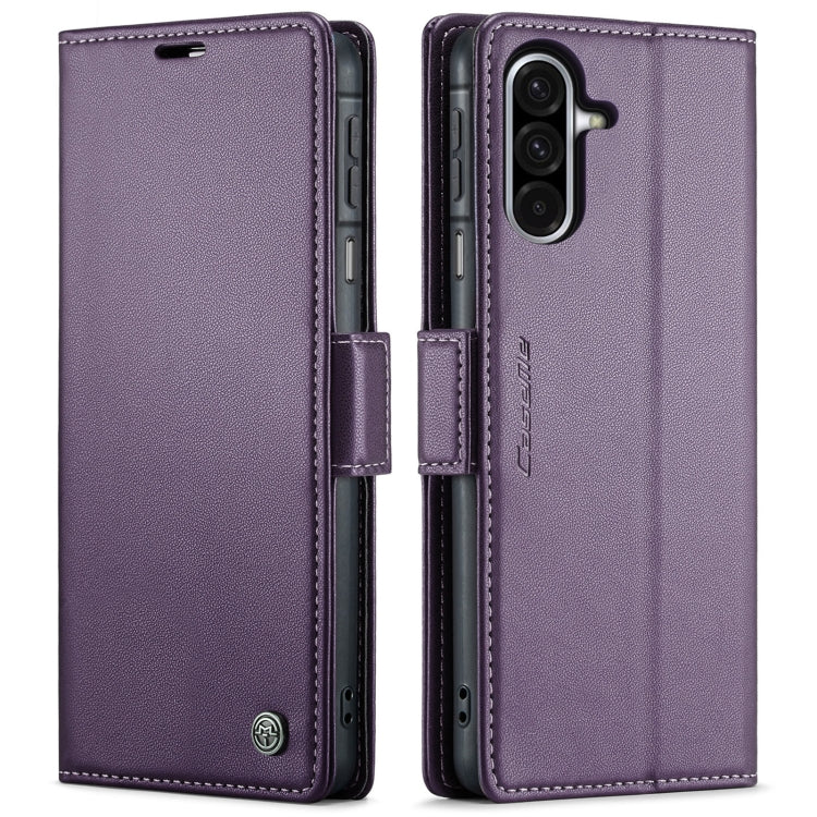 CaseMe 023 Butterfly Buckle Litchi Texture RFID Anti-theft Leather Phone Case, For Galaxy S25 FE 5G, For Galaxy Z Fold7, For Galaxy S25 Edge 5G, For Galaxy A56 5G, For Galaxy A26 5G, For Galaxy A36 5G, For Galaxy S25 5G, For Galaxy S25+ 5G
