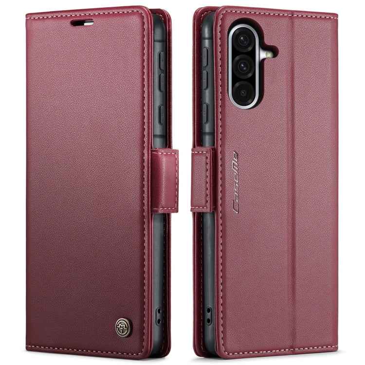 CaseMe 023 Butterfly Buckle Litchi Texture RFID Anti-theft Leather Phone Case, For Samsung Galaxy A36, For Samsung Galaxy S25 5G, For Samsung Galaxy S25+ 5G, For Samsung Galaxy S25 Ultra 5G, For Samsung Galaxy S24 FE 5G, For Samsung Galaxy A17