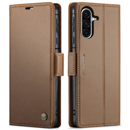 CaseMe 023 Butterfly Buckle Litchi Texture RFID Anti-theft Leather Phone Case, For Galaxy S25 FE 5G, For Galaxy Z Fold7, For Galaxy S25 Edge 5G, For Galaxy A56 5G, For Galaxy A26 5G, For Galaxy A36 5G, For Galaxy S25 5G, For Galaxy S25+ 5G