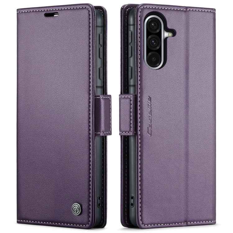 CaseMe 023 Butterfly Buckle Litchi Texture RFID Anti-theft Leather Phone Case, For Samsung Galaxy A36, For Samsung Galaxy S25 5G, For Samsung Galaxy S25+ 5G, For Samsung Galaxy S25 Ultra 5G, For Samsung Galaxy S24 FE 5G, For Samsung Galaxy A17