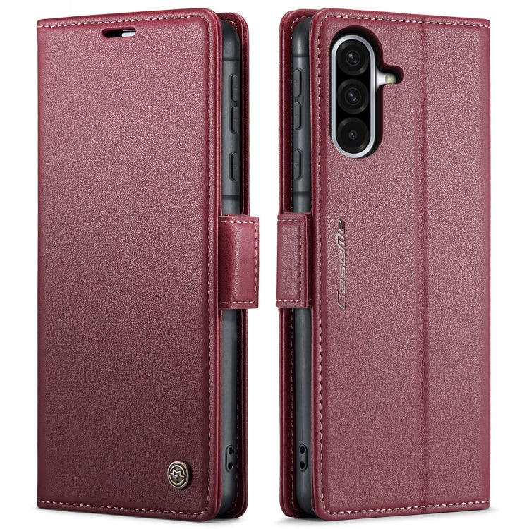 CaseMe 023 Butterfly Buckle Litchi Texture RFID Anti-theft Leather Phone Case, For Galaxy S25 FE 5G, For Galaxy Z Fold7, For Galaxy S25 Edge 5G, For Galaxy A56 5G, For Galaxy A26 5G, For Galaxy A36 5G, For Galaxy S25 5G, For Galaxy S25+ 5G