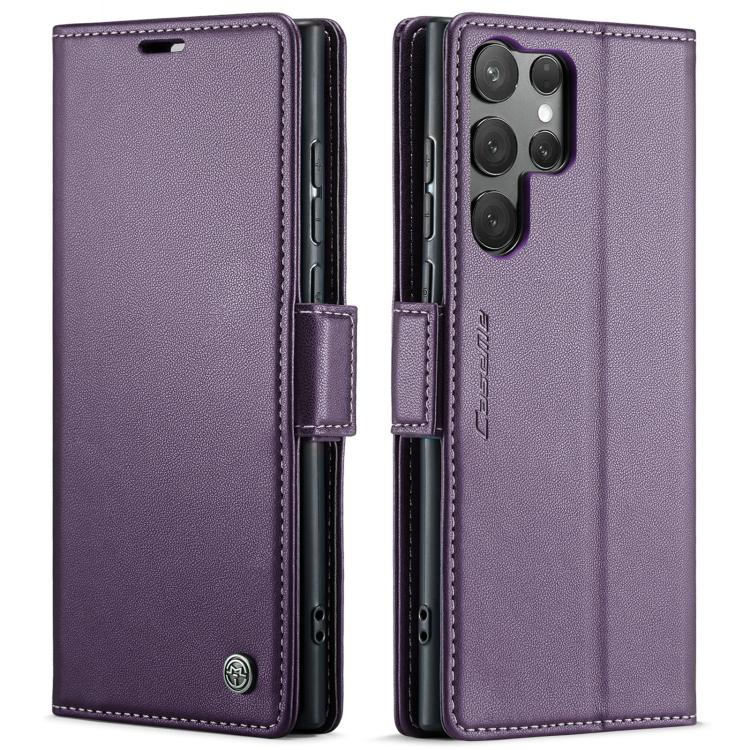 CaseMe 023 Butterfly Buckle Litchi Texture RFID Anti-theft Leather Phone Case, For Samsung Galaxy A36, For Samsung Galaxy S25 5G, For Samsung Galaxy S25+ 5G, For Samsung Galaxy S25 Ultra 5G, For Samsung Galaxy S24 FE 5G, For Samsung Galaxy A17