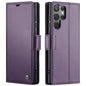 CaseMe 023 Butterfly Buckle Litchi Texture RFID Anti-theft Leather Phone Case, For Galaxy S25 Ultra 5G, For Galaxy S24 FE 5G