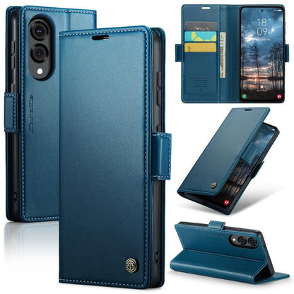 CaseMe 023 Butterfly Buckle Litchi Texture RFID Anti-theft Leather Phone Case, For Galaxy S25 FE 5G, For Galaxy Z Fold7, For Galaxy S25 Edge 5G, For Galaxy A56 5G, For Galaxy A26 5G, For Galaxy A36 5G, For Galaxy S25 5G, For Galaxy S25+ 5G