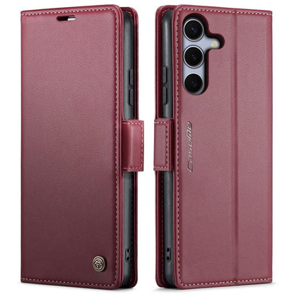 CaseMe 023 Butterfly Buckle Litchi Texture RFID Anti-theft Leather Phone Case, For Galaxy S25 FE 5G, For Galaxy Z Fold7, For Galaxy S25 Edge 5G, For Galaxy A56 5G, For Galaxy A26 5G, For Galaxy A36 5G, For Galaxy S25 5G, For Galaxy S25+ 5G