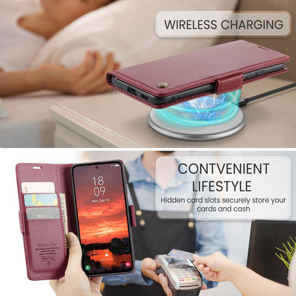 CaseMe 023 Butterfly Buckle Litchi Texture RFID Anti-theft Leather Phone Case, For Galaxy S25 FE 5G, For Galaxy Z Fold7, For Galaxy S25 Edge 5G, For Galaxy A56 5G, For Galaxy A26 5G, For Galaxy A36 5G, For Galaxy S25 5G, For Galaxy S25+ 5G