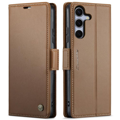 CaseMe 023 Butterfly Buckle Litchi Texture RFID Anti-theft Leather Phone Case, For Galaxy S25 FE 5G, For Galaxy Z Fold7, For Galaxy S25 Edge 5G, For Galaxy A56 5G, For Galaxy A26 5G, For Galaxy A36 5G, For Galaxy S25 5G, For Galaxy S25+ 5G