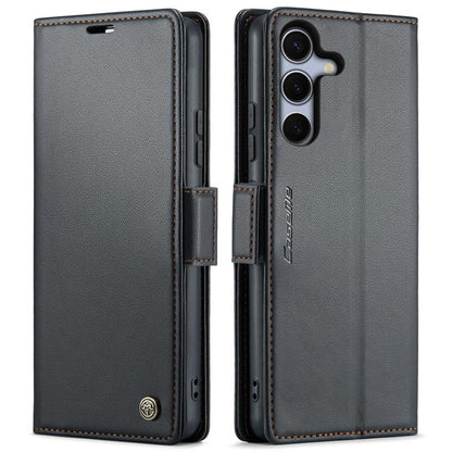 CaseMe 023 Butterfly Buckle Litchi Texture RFID Anti-theft Leather Phone Case, For Galaxy S25 FE 5G, For Galaxy Z Fold7, For Galaxy S25 Edge 5G, For Galaxy A56 5G, For Galaxy A26 5G, For Galaxy A36 5G, For Galaxy S25 5G, For Galaxy S25+ 5G