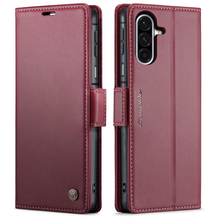 CaseMe 023 Butterfly Buckle Litchi Texture RFID Anti-theft Leather Phone Case, For Samsung Galaxy A36, For Samsung Galaxy S25 5G, For Samsung Galaxy S25+ 5G, For Samsung Galaxy S25 Ultra 5G, For Samsung Galaxy S24 FE 5G, For Samsung Galaxy A17