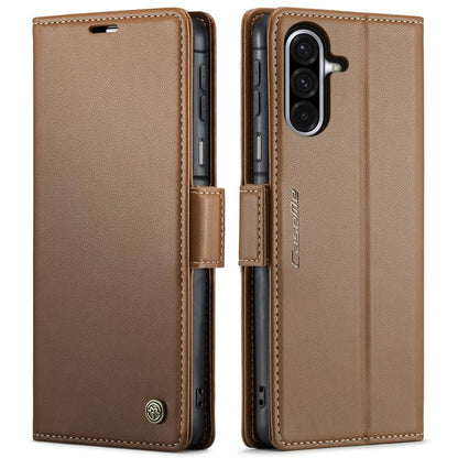 CaseMe 023 Butterfly Buckle Litchi Texture RFID Anti-theft Leather Phone Case, For Galaxy A17 / A18, For Galaxy S26 FE 5G, For Galaxy S26+ 5G, For Galaxy S26 Ultra 5G, For Galaxy S26 5G, For Galaxy A57 5G, For Galaxy A37 5G, For Galaxy A27 5G