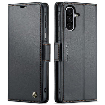 CaseMe 023 Butterfly Buckle Litchi Texture RFID Anti-theft Leather Phone Case, For Galaxy A17 / A18, For Galaxy S26 FE 5G, For Galaxy S26+ 5G, For Galaxy S26 Ultra 5G, For Galaxy S26 5G, For Galaxy A57 5G, For Galaxy A37 5G, For Galaxy A27 5G