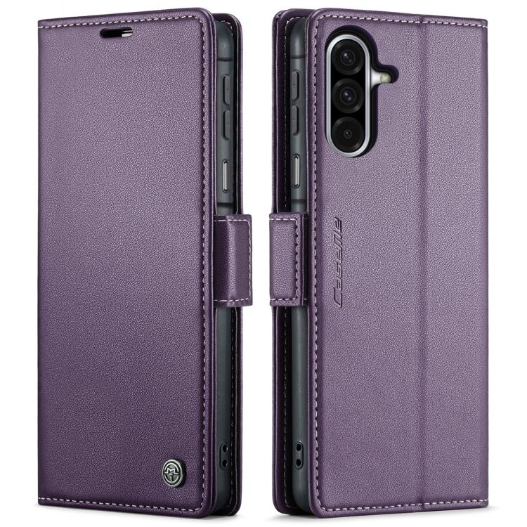 CaseMe 023 Butterfly Buckle Litchi Texture RFID Anti-theft Leather Phone Case, For Galaxy A17 / A18, For Galaxy S26 FE 5G, For Galaxy S26+ 5G, For Galaxy S26 Ultra 5G, For Galaxy S26 5G, For Galaxy A57 5G, For Galaxy A37 5G, For Galaxy A27 5G