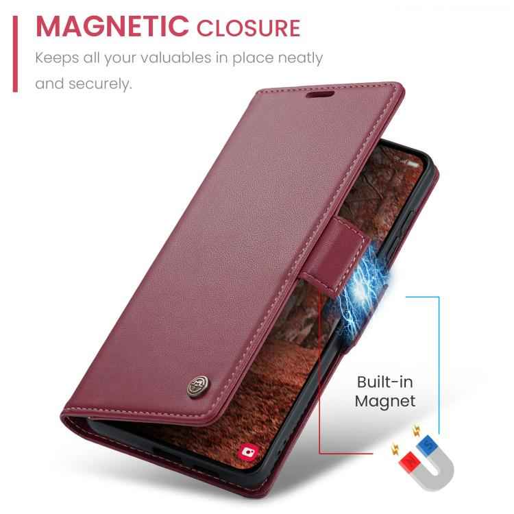 CaseMe 023 Butterfly Buckle Litchi Texture RFID Anti-theft Leather Phone Case, For Samsung Galaxy S26+ 5G, For Samsung Galaxy S26 Ultra 5G, For Samsung Galaxy S26 5G, For Samsung Galaxy S25 FE 5G, For Samsung Galaxy Z Fold7, For Samsung Galaxy S25 Edge...