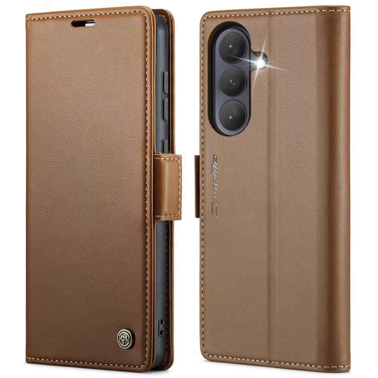 CaseMe 023 Butterfly Buckle Litchi Texture RFID Anti-theft Leather Phone Case, For Samsung Galaxy S26+ 5G, For Samsung Galaxy S26 Ultra 5G, For Samsung Galaxy S26 5G, For Samsung Galaxy S25 FE 5G, For Samsung Galaxy Z Fold7, For Samsung Galaxy S25 Edge...