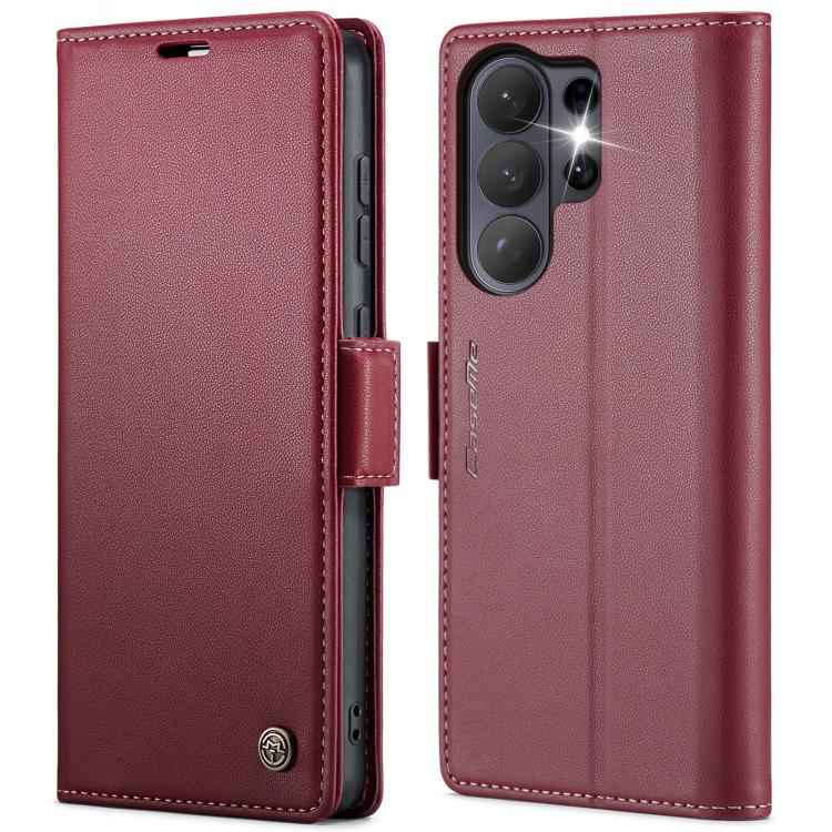 CaseMe 023 Butterfly Buckle Litchi Texture RFID Anti-theft Leather Phone Case, For Samsung Galaxy S26+ 5G, For Samsung Galaxy S26 Ultra 5G, For Samsung Galaxy S26 5G, For Samsung Galaxy S25 FE 5G, For Samsung Galaxy Z Fold7, For Samsung Galaxy S25 Edge...