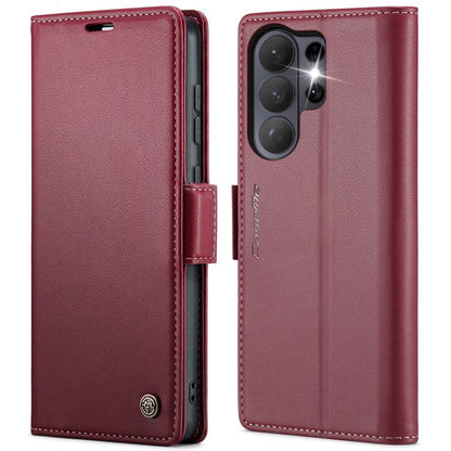 CaseMe 023 Butterfly Buckle Litchi Texture RFID Anti-theft Leather Phone Case, For Galaxy A17 / A18, For Galaxy S26 FE 5G, For Galaxy S26+ 5G, For Galaxy S26 Ultra 5G, For Galaxy S26 5G, For Galaxy A57 5G, For Galaxy A37 5G, For Galaxy A27 5G