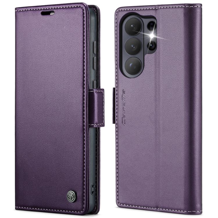 CaseMe 023 Butterfly Buckle Litchi Texture RFID Anti-theft Leather Phone Case, For Galaxy A17 / A18, For Galaxy S26 FE 5G, For Galaxy S26+ 5G, For Galaxy S26 Ultra 5G, For Galaxy S26 5G, For Galaxy A57 5G, For Galaxy A37 5G, For Galaxy A27 5G