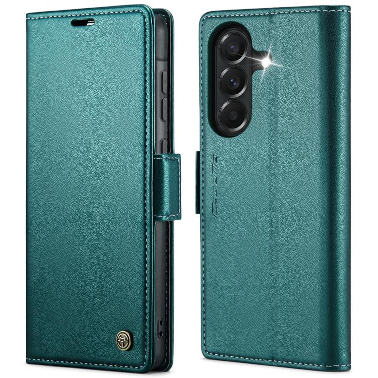 CaseMe 023 Butterfly Buckle Litchi Texture RFID Anti-theft Leather Phone Case, For Galaxy A17 / A18, For Galaxy S26 FE 5G, For Galaxy S26+ 5G, For Galaxy S26 Ultra 5G, For Galaxy S26 5G, For Galaxy A57 5G, For Galaxy A37 5G, For Galaxy A27 5G