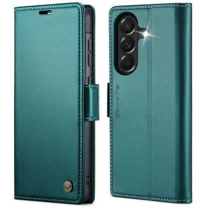 CaseMe 023 Butterfly Buckle Litchi Texture RFID Anti-theft Leather Phone Case, For Galaxy A17 / A18, For Galaxy S26 FE 5G, For Galaxy S26+ 5G, For Galaxy S26 Ultra 5G, For Galaxy S26 5G, For Galaxy A57 5G, For Galaxy A37 5G, For Galaxy A27 5G