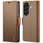 CaseMe 023 Butterfly Buckle Litchi Texture RFID Anti-theft Leather Phone Case, For Galaxy A17 / A18, For Galaxy S26 FE 5G, For Galaxy S26+ 5G, For Galaxy S26 Ultra 5G, For Galaxy S26 5G, For Galaxy A57 5G, For Galaxy A37 5G, For Galaxy A27 5G