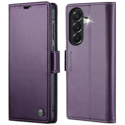 CaseMe 023 Butterfly Buckle Litchi Texture RFID Anti-theft Leather Phone Case, For Galaxy A17 / A18, For Galaxy S26 FE 5G, For Galaxy S26+ 5G, For Galaxy S26 Ultra 5G, For Galaxy S26 5G, For Galaxy A57 5G, For Galaxy A37 5G, For Galaxy A27 5G