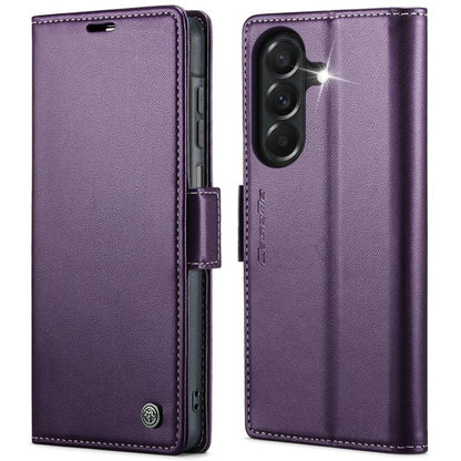 CaseMe 023 Butterfly Buckle Litchi Texture RFID Anti-theft Leather Phone Case, For Galaxy A17 / A18, For Galaxy S26 FE 5G, For Galaxy S26+ 5G, For Galaxy S26 Ultra 5G, For Galaxy S26 5G, For Galaxy A57 5G, For Galaxy A37 5G, For Galaxy A27 5G