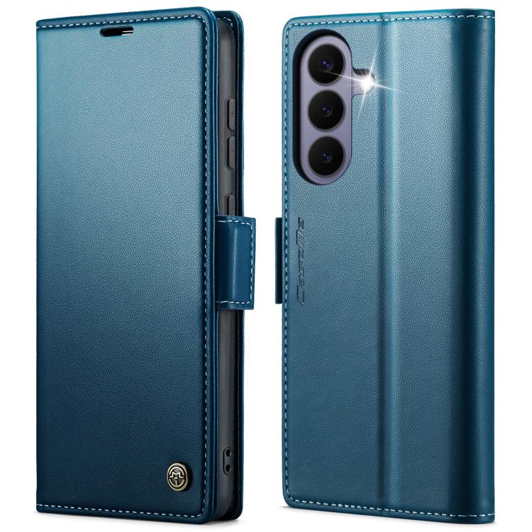CaseMe 023 Butterfly Buckle Litchi Texture RFID Anti-theft Leather Phone Case, For Galaxy A17 / A18, For Galaxy S26 FE 5G, For Galaxy S26+ 5G, For Galaxy S26 Ultra 5G, For Galaxy S26 5G, For Galaxy A57 5G, For Galaxy A37 5G, For Galaxy A27 5G