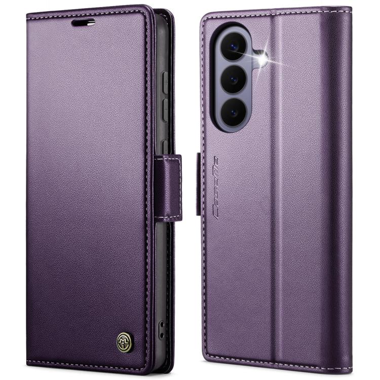CaseMe 023 Butterfly Buckle Litchi Texture RFID Anti-theft Leather Phone Case, For Galaxy A17 / A18, For Galaxy S26 FE 5G, For Galaxy S26+ 5G, For Galaxy S26 Ultra 5G, For Galaxy S26 5G, For Galaxy A57 5G, For Galaxy A37 5G, For Galaxy A27 5G