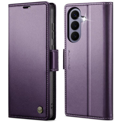 CaseMe 023 Butterfly Buckle Litchi Texture RFID Anti-theft Leather Phone Case, For Galaxy A17 / A18, For Galaxy S26 FE 5G, For Galaxy S26+ 5G, For Galaxy S26 Ultra 5G, For Galaxy S26 5G, For Galaxy A57 5G, For Galaxy A37 5G, For Galaxy A27 5G