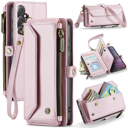 CaseMe C36 Card Slots Zipper Wallet RFID Anti-theft Leather Phone Case, For Galaxy A17 4G, For Galaxy Z Fold7, For Galaxy S25 Edge 5G, For Galaxy A56 5G, For Galaxy A36, For Galaxy S24 FE 5G