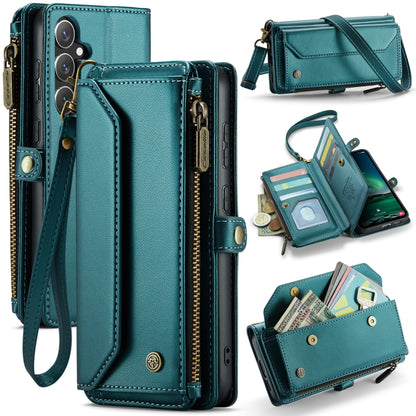 CaseMe C36 Card Slots Zipper Wallet RFID Anti-theft Leather Phone Case, For Galaxy A17 4G, For Galaxy Z Fold7, For Galaxy S25 Edge 5G, For Galaxy A56 5G, For Galaxy A36, For Galaxy S24 FE 5G