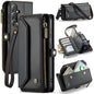 CaseMe C36 Card Slots Zipper Wallet RFID Anti-theft Leather Phone Case, For Galaxy A17 4G, For Galaxy Z Fold7, For Galaxy S25 Edge 5G, For Galaxy A56 5G, For Galaxy A36, For Galaxy S24 FE 5G