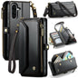 CaseMe C36 Card Slots Zipper Wallet RFID Anti-theft Leather Phone Case, For Galaxy A17 4G, For Galaxy Z Fold7, For Galaxy S25 Edge 5G, For Galaxy A56 5G, For Galaxy A36, For Galaxy S24 FE 5G