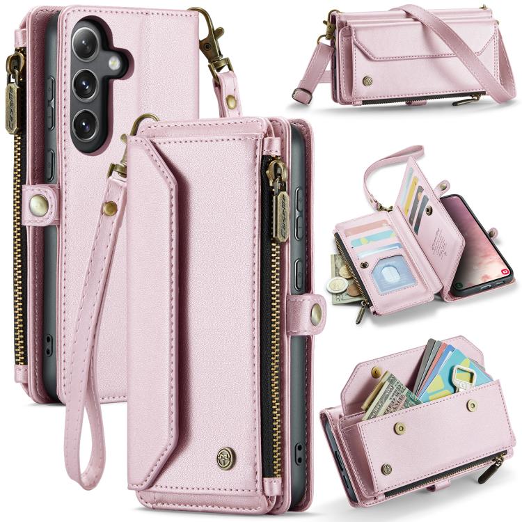 CaseMe C36 Card Slots Zipper Wallet RFID Anti-theft Leather Phone Case, For Galaxy Z Fold8 5G, For Galaxy S26 FE 5G, For Galaxy Z Fold8 Ultra 5G, For Galaxy S26+ 5G, For Galaxy S26 Ultra 5G, For Galaxy S26 5G, For Galaxy A57 5G, For Galaxy A37 5G      ...