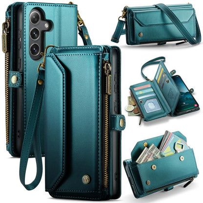 CaseMe C36 Card Slots Zipper Wallet RFID Anti-theft Leather Phone Case, For Galaxy Z Fold8 5G, For Galaxy S26 FE 5G, For Galaxy Z Fold8 Ultra 5G, For Galaxy S26+ 5G, For Galaxy S26 Ultra 5G, For Galaxy S26 5G, For Galaxy A57 5G, For Galaxy A37 5G      ...